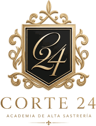 Logotipo de CORTE 24, Academia de Alta Sastrería